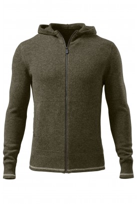 Merino Cashmere Full Zip Hoodie