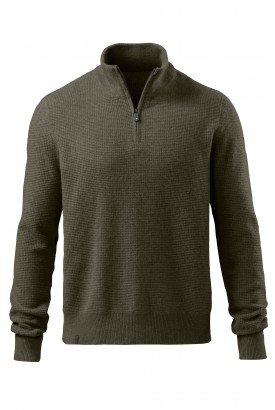 9 Gauge Cashmere Thermal Half Zip