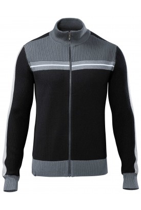 9 Gauge Ribbed Merino Full Zip