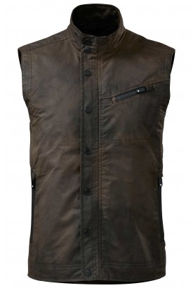 QOR Waxed Cotton Vest