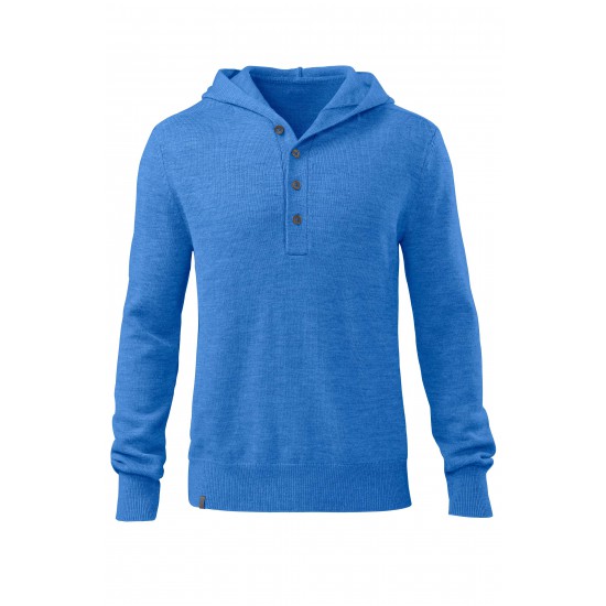 9 Gauge Merino Henley Hoodie