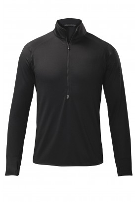 Plaited Merino Stretch Half Zip