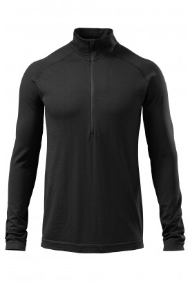 Merino Seamless Half Zip LS