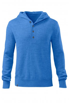 9 Gauge Merino Henley Hoodie