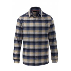 Merino Flannel Plaid Shirt LS